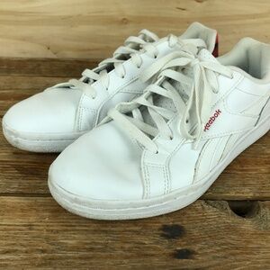 Women’s Reebok Classic White Sneakers US 6.5 EU 37 Red Floral